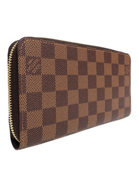 Louis Vuitton Zipper Round Long Wallet Zippy Damier